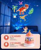 360° Rotating Carousel Night Light Lamp