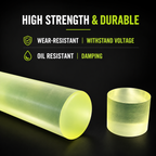 Polyurethane PU Rod - Yellow Translucent Round Bar
