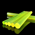 Polyurethane PU Rod - Yellow Translucent Round Bar