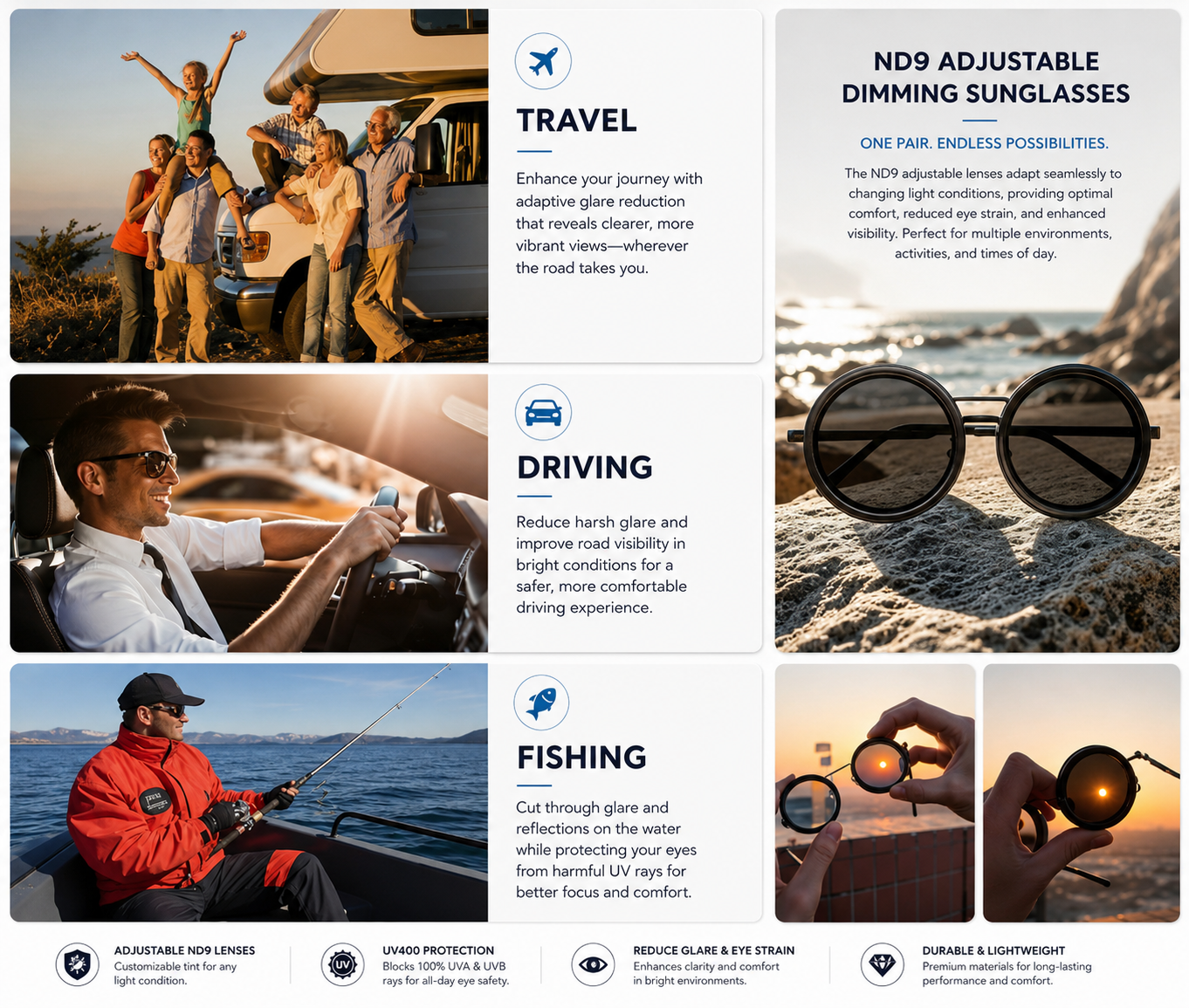 Smart Dimming Sunglasses