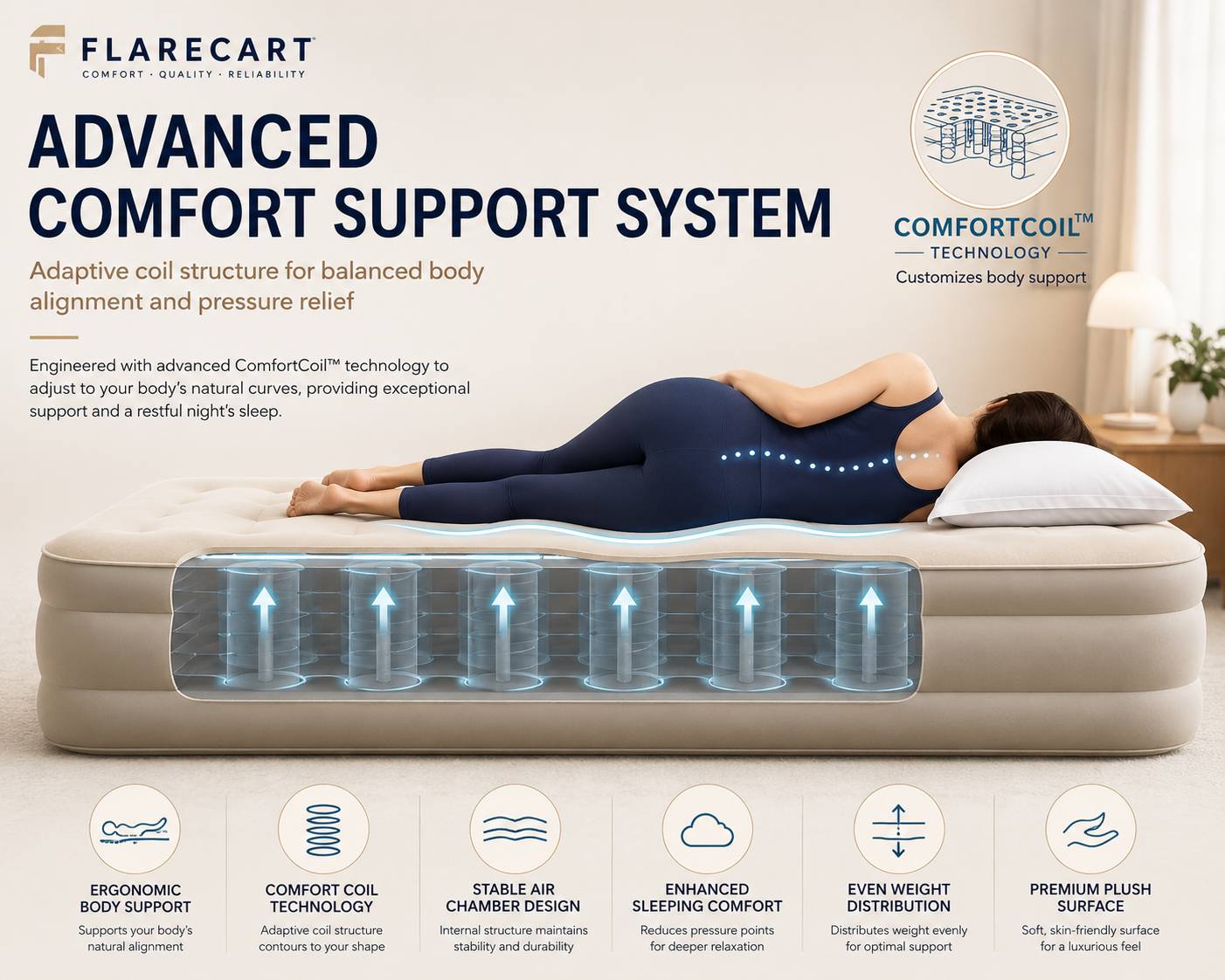 Premium Inflatable Air Mattress