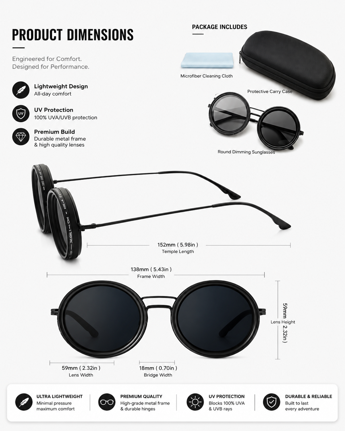 Smart Dimming Sunglasses