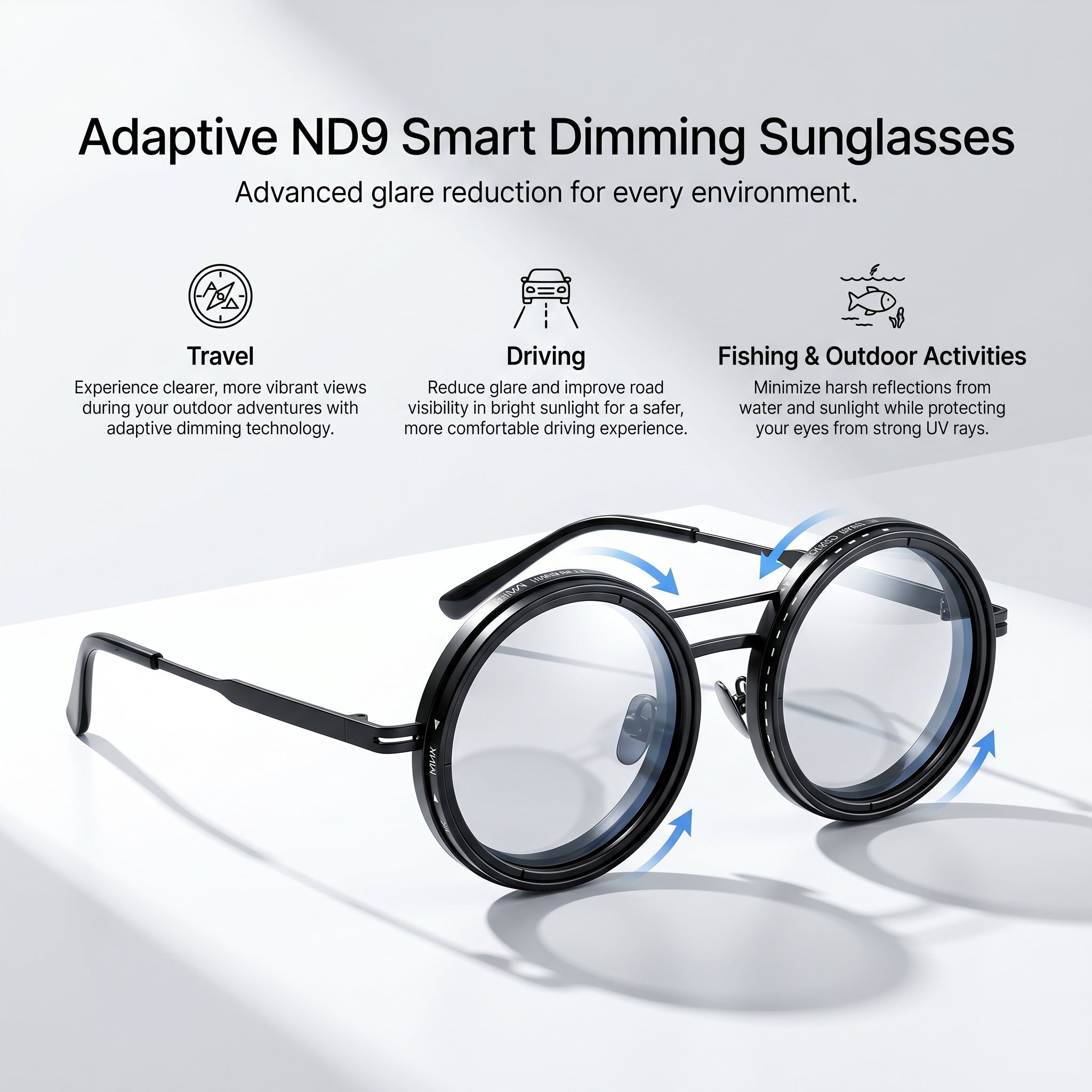Smart Dimming Sunglasses